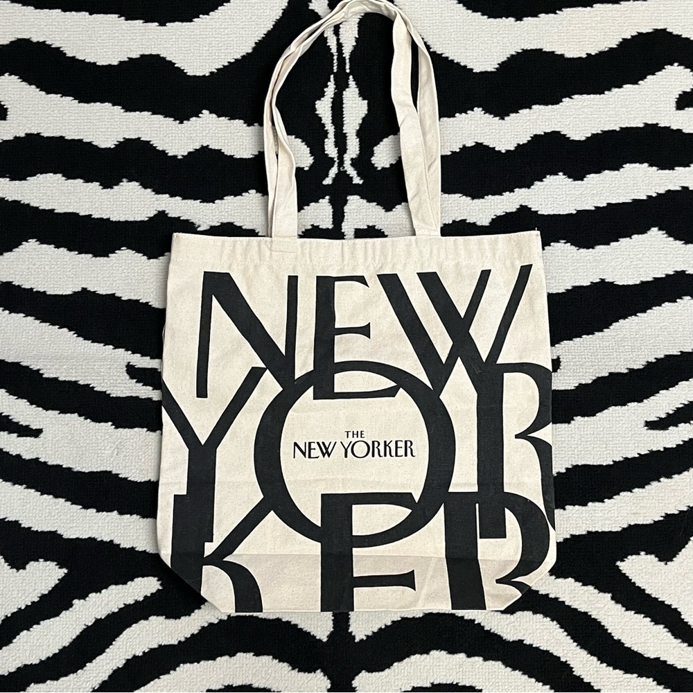 The New Yorker Classic Canvas Tote Reusable Bag - Picture 6 of 13